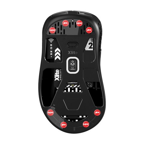 Superglide 6mm dot glass mouse skates