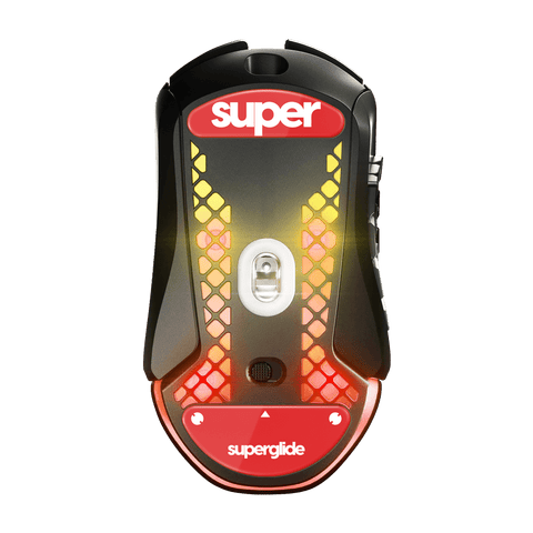 Superglide Glass mouse skates for SteelSeries Aerox 3 / Aerox 9 Wireless