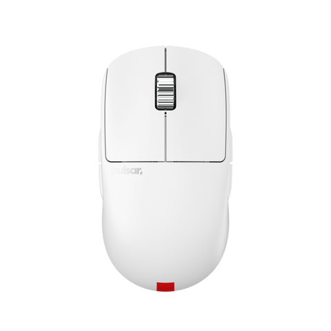 White Edition Xlite v3 eS Gaming Mouse by Pulsar Gaming Gears, featuring the PAW3395 sensor, ergonomic design, OLED display, and driver-free setup, ideal for esports tournaments