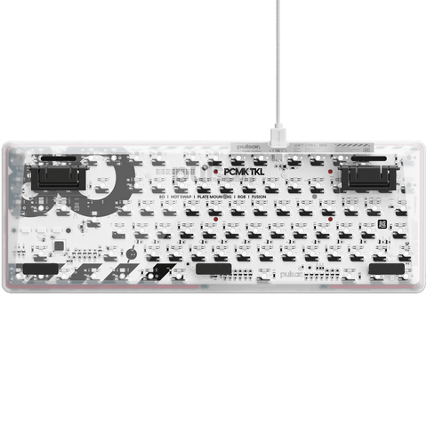 PulsarGamingGears_PCMK_TKL ISO Keyboard Barebone_White Rear View