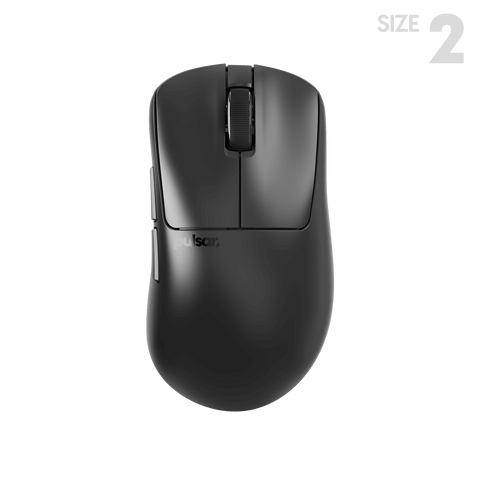Xlite v3 Medium Gaming Mouse - Pulsar Gaming Gears PAW3395 Black Optical swtich Ergonomic hand palm grips