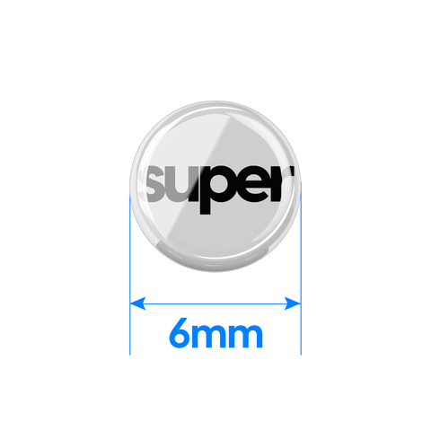 Superglide 6mm dot glass mouse skates