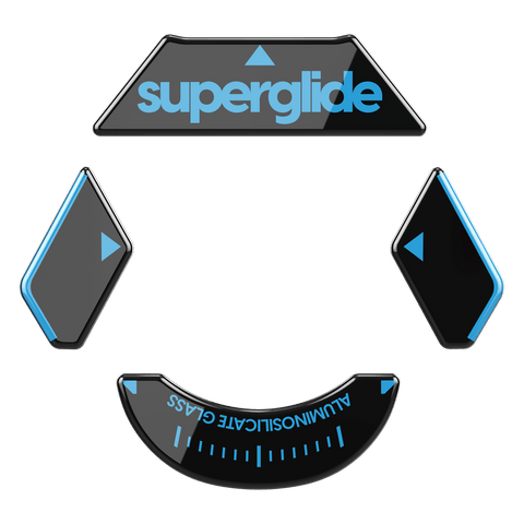 Superglide Glass mouse skates for Logitech G900, G903