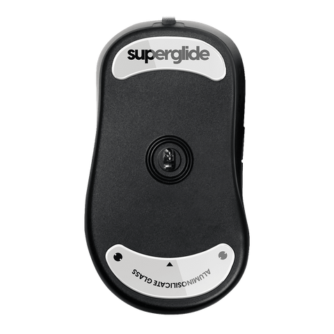 Superglide Glass Mouse Skates for Vaxee Zygen NP-01 / Outset AX