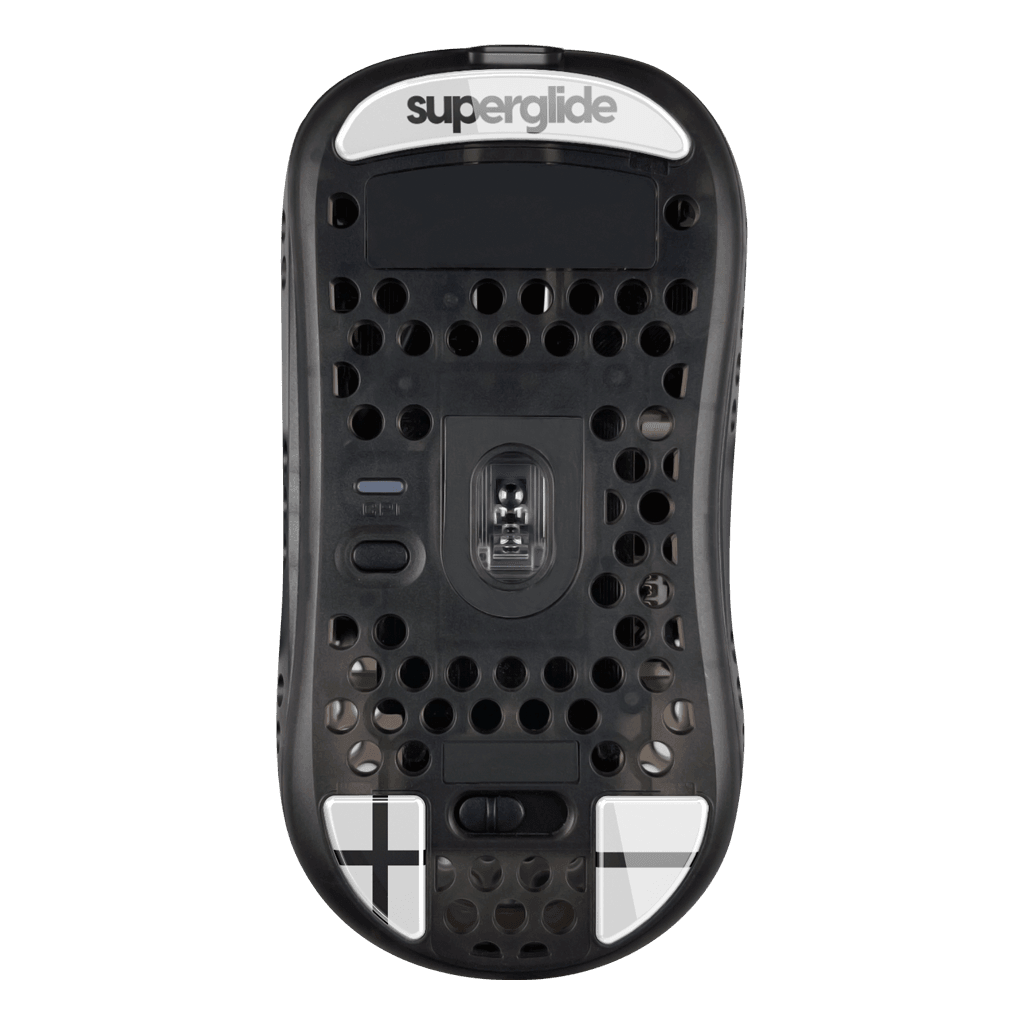 Superglide Glass Mouse Skates for Xtrfy MZ1 Wireless Gaming Mouse