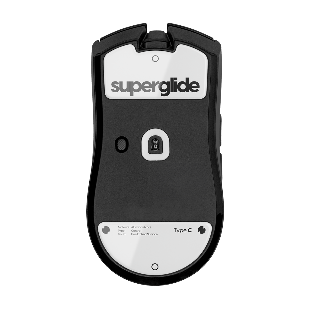 Superglide 2 (Type-C) for Razer Viper V3 Pro Pulsar Gaming Gears White Control